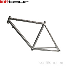 Titanium Touring Road Bicycle Cadre